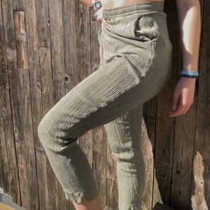 Paul et Duffier flowy capri pants